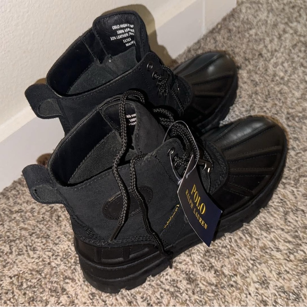 Black Polo Ralph Lauren boots
Oslo high
